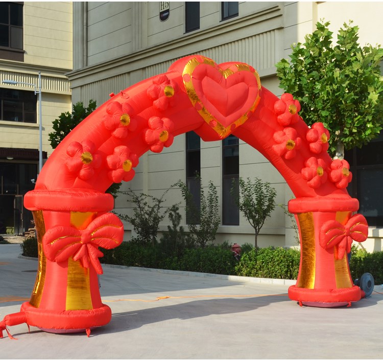 贵州婚庆红色拱门