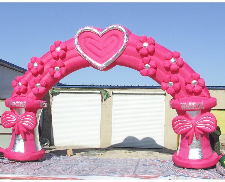 贵州粉色婚庆拱门